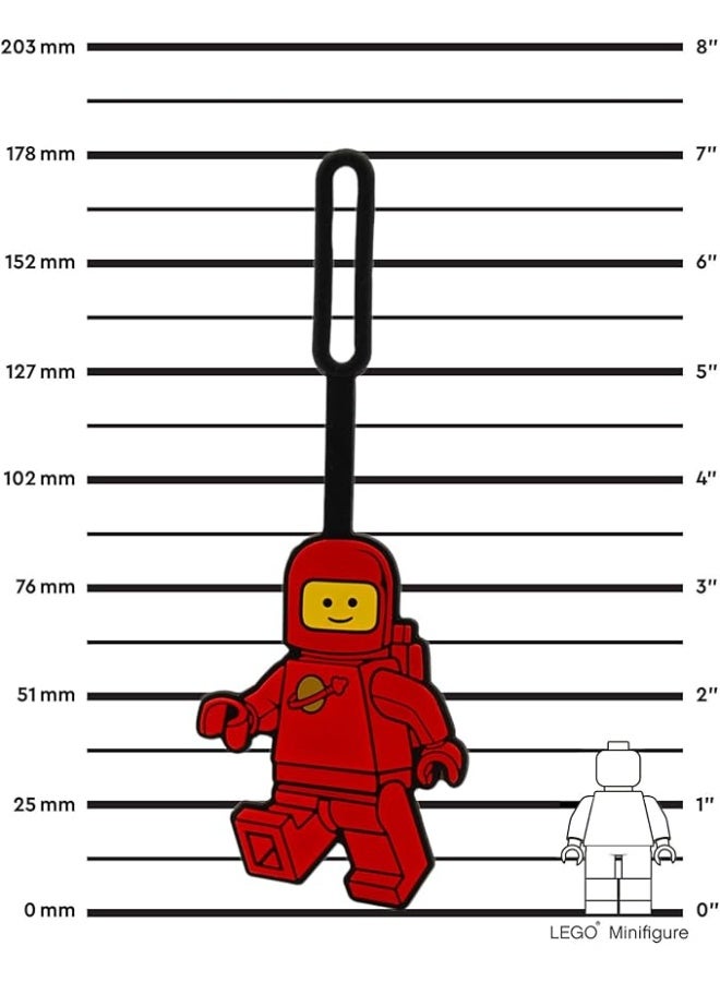 Lego IQ Minifigures Bag Tag Spaceman (Red) - Image 2
